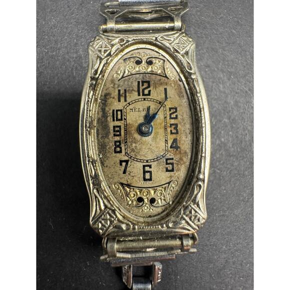 Vintage Helbros 1932 Women\'s Watch Art Deco Style 15J Star Case 14k Gold Filled main image 9